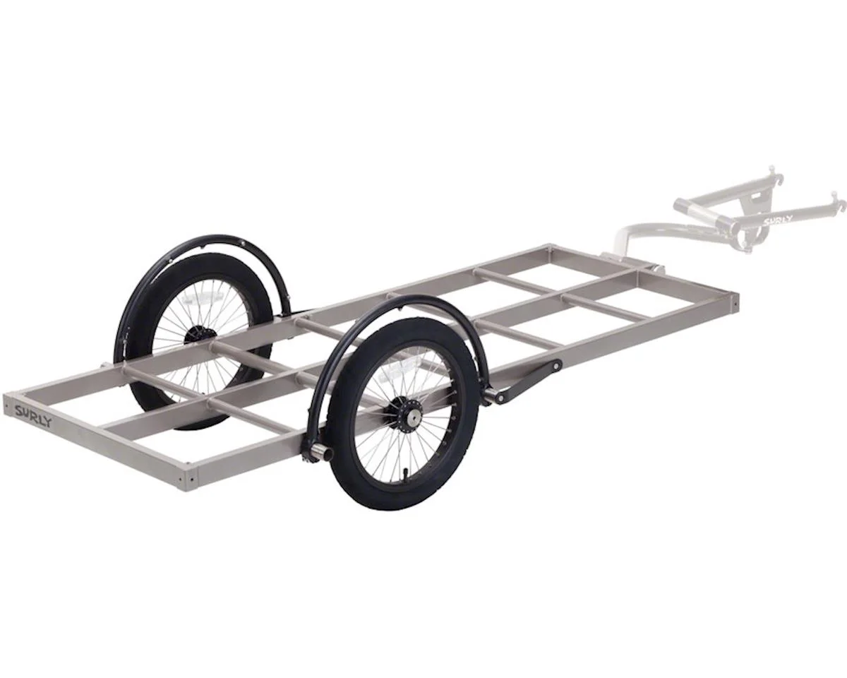 Surly Bill Trailer (Grey) (Long Bed) (16" Wheels) - view 3